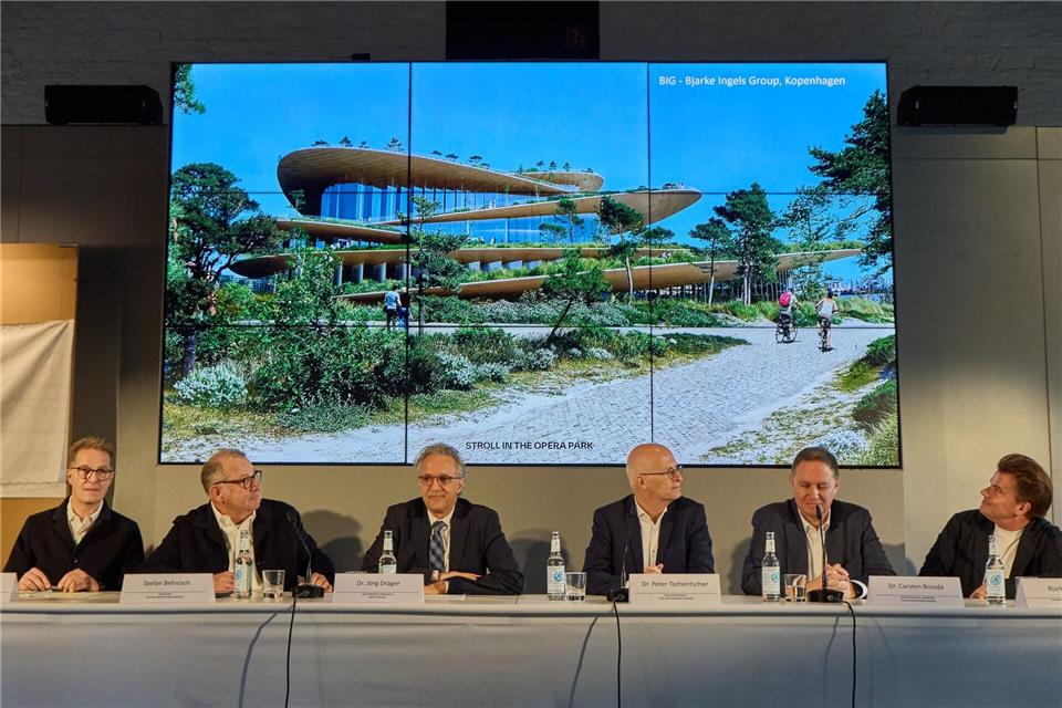 Vor zwei Wochen stellte das dänische Architekturbüro Bjarke Ingels Group (BIG) seine Pläne vor. (Archivfoto)Georg Wendt/dpa