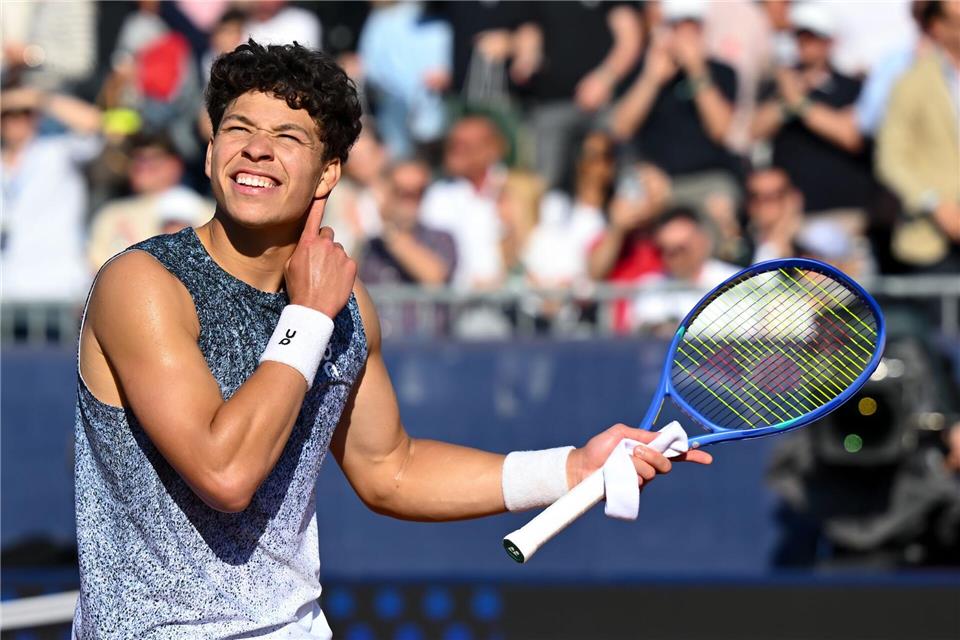 Vorjahresfinalist Ben Shelton spielt erneut um den Einzug ins Endspiel von München.Sven Hoppe/dpa