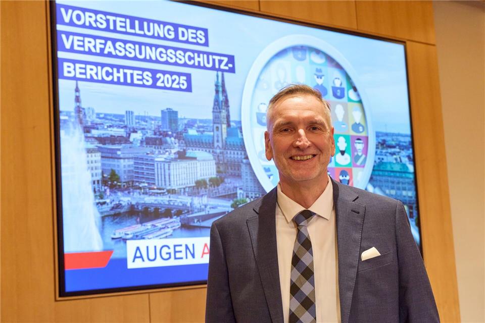 Voss sieht Hamburg nicht mehr als Hochburg des Linksextremismus in Deutschland.Georg Wendt/dpa