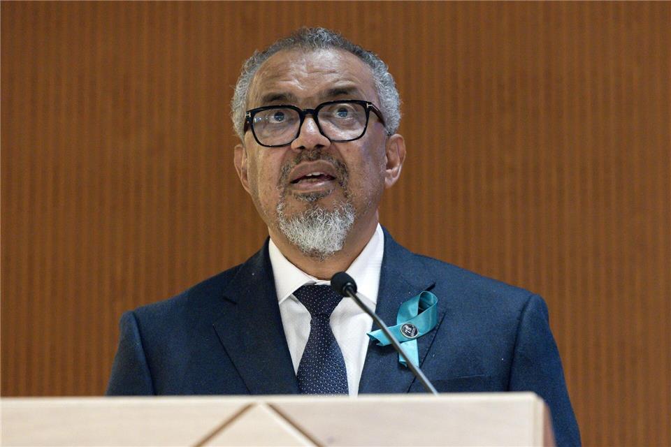 WHO-Chef Tedros: „Impfstoffe verursachen keinen Autismus.“ Magali Girardin/KEYSTONE/dpa