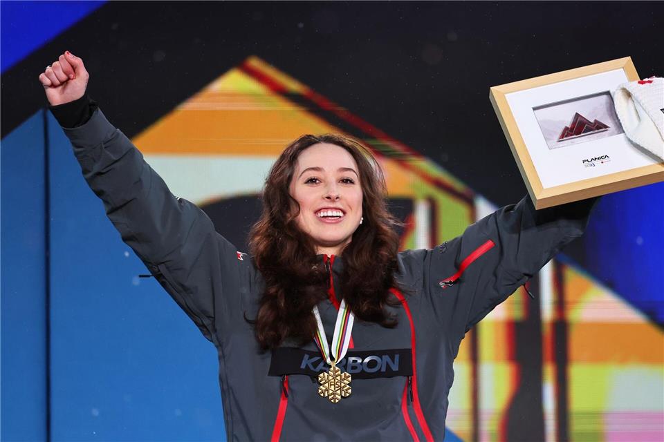 WM-Gold in Planica, nun verletzt: Kanadas Alexandria Loutitt verpasst Olympia.Daniel Karmann/dpa