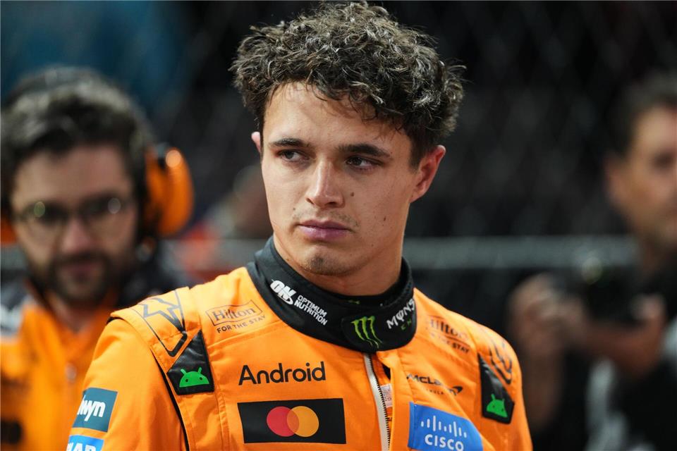 WM-Spitzenreiter Lando Norris wurde disqualifiziert.Eric Gay/AP/dpa