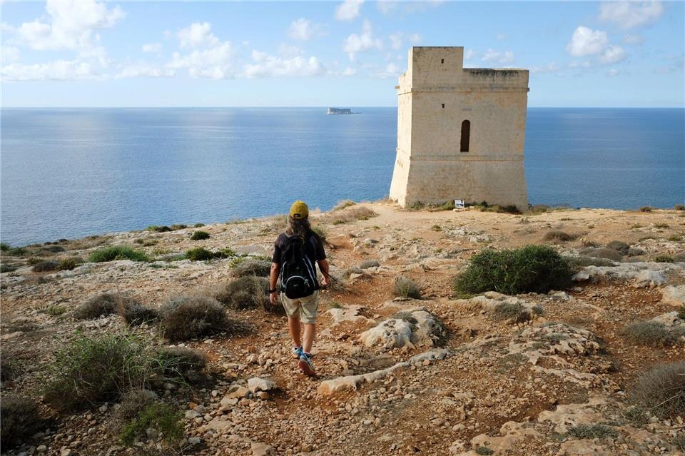 Wachturm, der vor Angriffen osmanischer Piraten warnte: Torri tal-Ħamrija.Florian Sanktjohanser/dpa-tmn