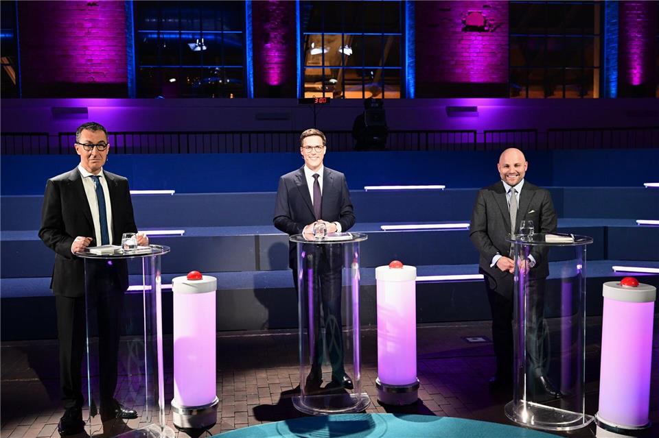 Während der 90 Minuten im TV-Studio leistete sich niemand eine richtige Panne.Bernd Weißbrod/dpa