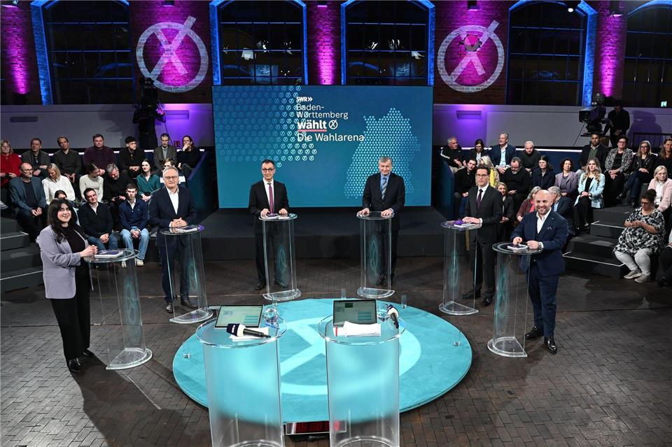 „Wahlarena“ im SWR: Wie viele Menschen haben eingeschaltet?Bernd Weißbrod/dpa