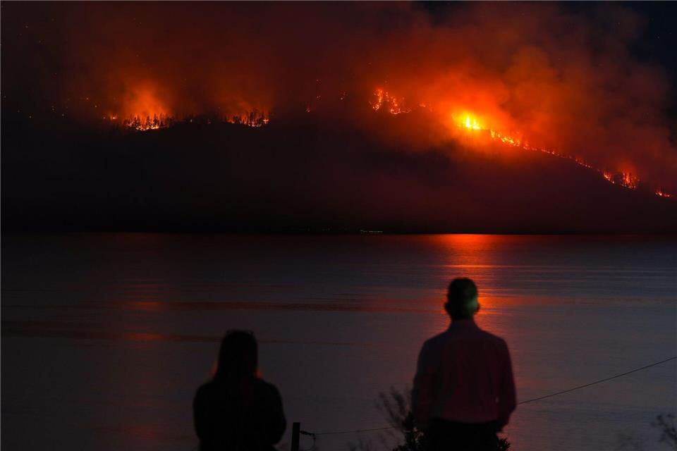 Waldbrände wüten immer noch in Kanada. Darryl Dyck/The Canadian Press via AP/dpa