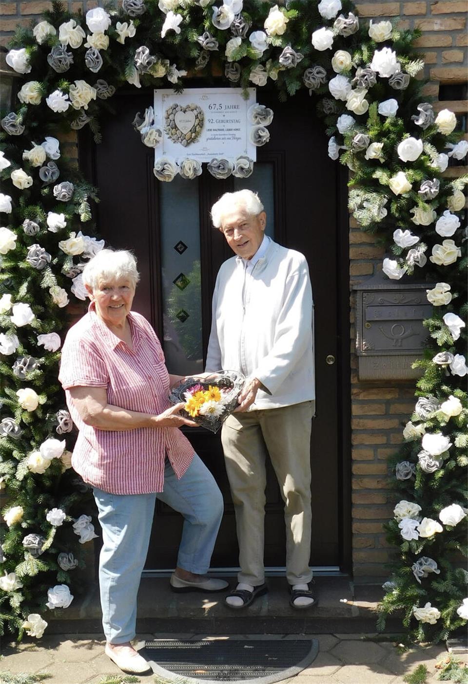 Waltraud und Horst Peter aus Ramsdorf haben Steinerne Hochzeit gefeiert.