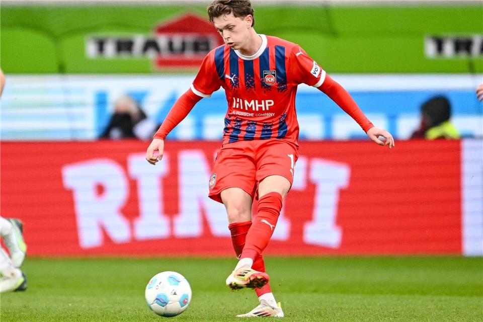 Wanner spielte vergangene Saison für Elversberg und nun für Heidenheim.Harry Langer/dpa