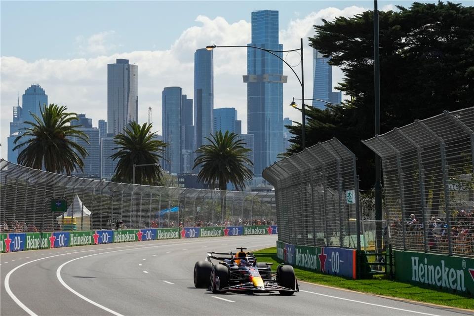 War 0,018 Sekunden langsamer als Spitzenmann Lando Norris: Max Verstappen.