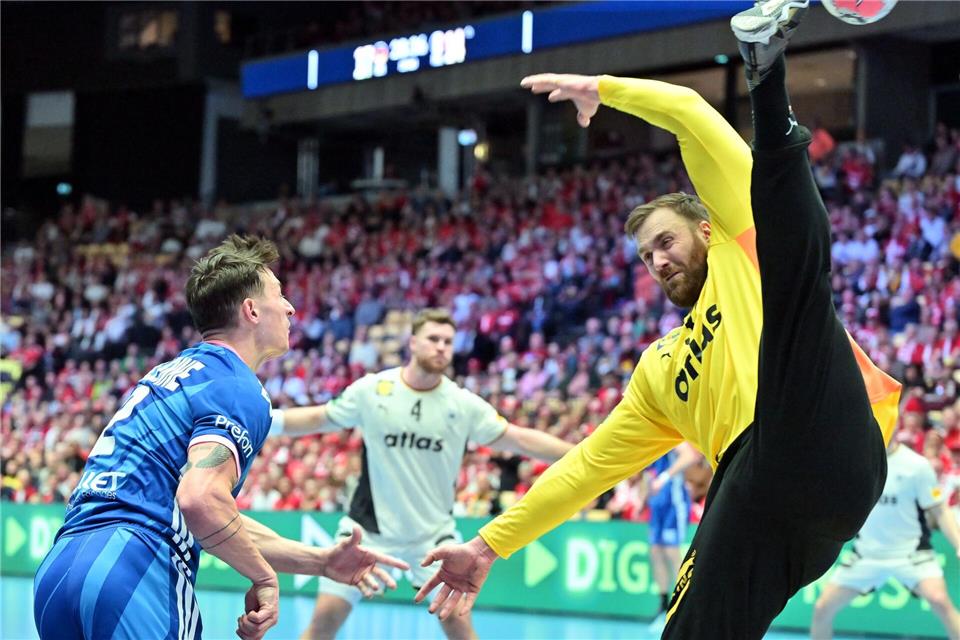 War dieses Mal kein Faktor: Torwart Andreas Wolff.  Sina Schuldt/dpa