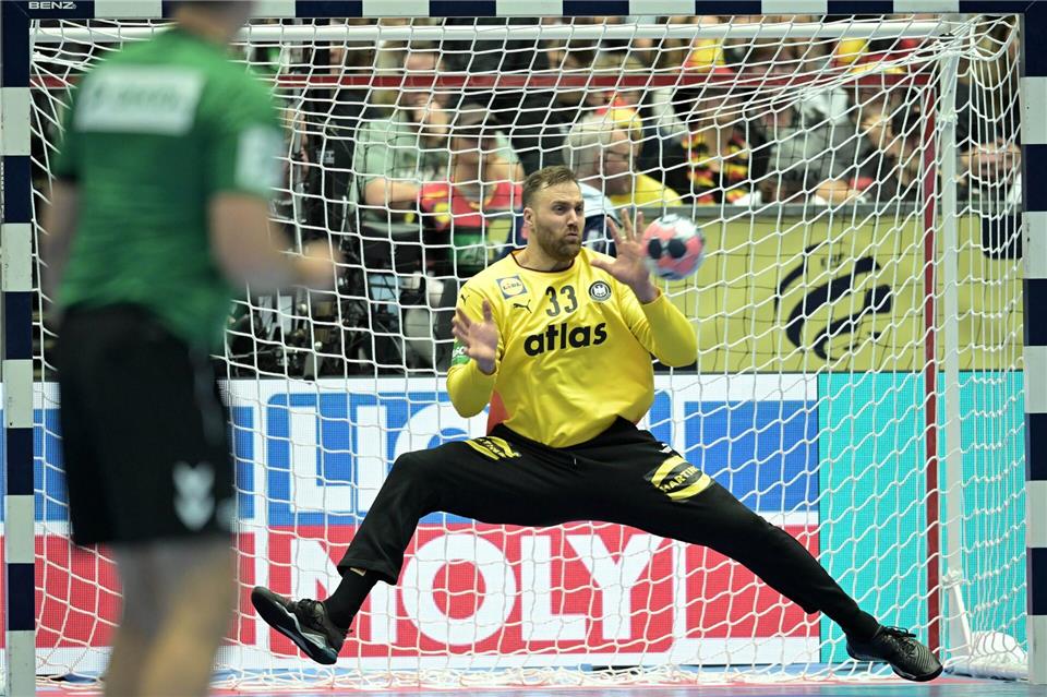 War ein starker Rückhalt der DHB-Auswahl: Torwart Andreas Wolff.Sina Schuldt/dpa