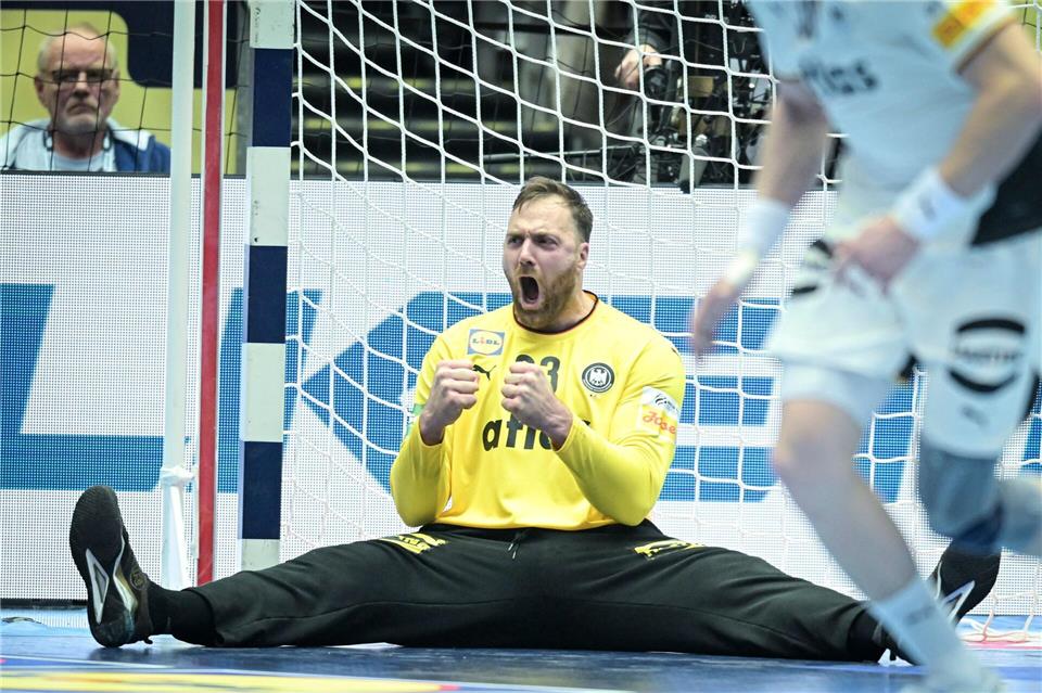 War eine große Stütze beim Sieg gegen Österreich: Torwart Andreas Wolff.Sina Schuldt/dpa