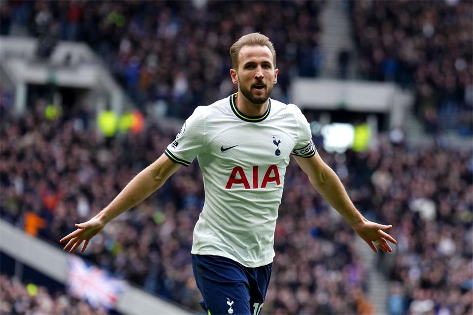 War einst Teamkollege von Townsend: Der frühere Tottenham- und heutige Bayern-Star Kane (Archivbild)John Walton/Press Association/dpa