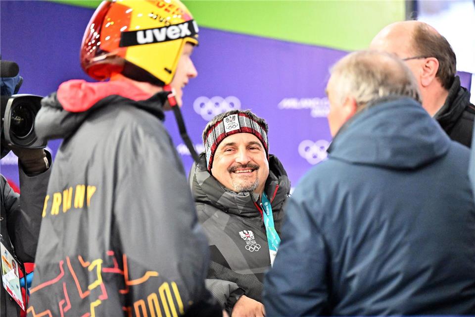 War nach seinem Sturz zurück an der Bahn: Georg HacklRobert Michael/dpa