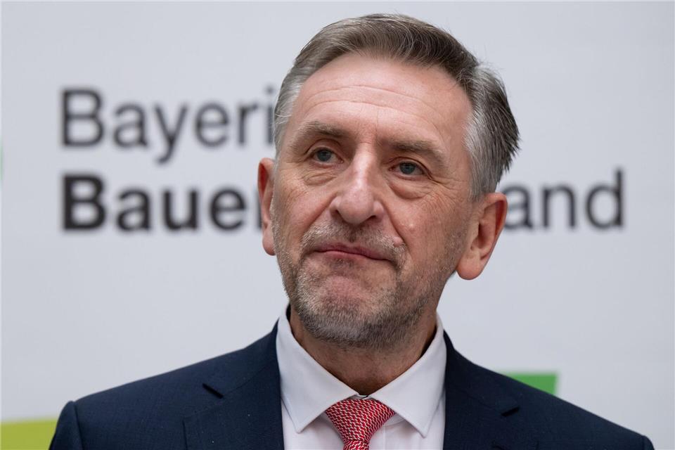 War zu Beginn des Jahres noch als Bundesagrarminister im Gespräch: der Präsident des bayerischen Bauernverbandes, Günther Felßner. (Archivbild)Sven Hoppe/dpa