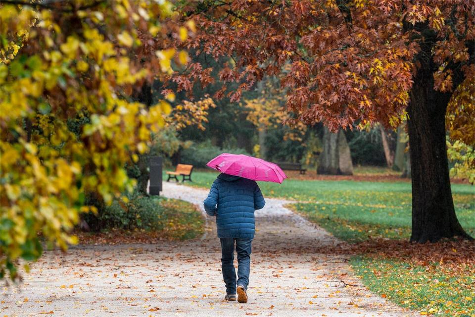 Warme Kleidung und vielerorts auch ein Regenschirm sind in den nächsten Tagen in Deutschland angesagt. (Archivbild)Daniel Vogl/dpa