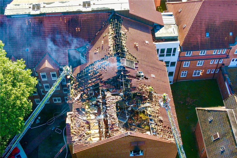 Warum das Feuer im Patientenzimmer ausbrach, ist noch unklar. (Archivbild)Landkreis Ludwigslust-Parchim/dpa
