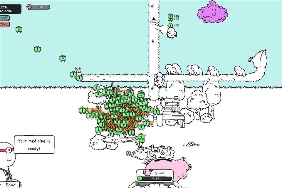 Was Dr. Food in „Tingus Goose“ empfiehlt, kommt selbstredend auf den Speiseplan.SweatyChair/Playsaurus/dpa-tmn