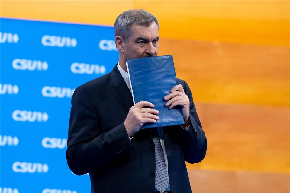 Was bedeuten die 83,6 Prozent für Markus Söder und die CSU?Sven Hoppe/dpa