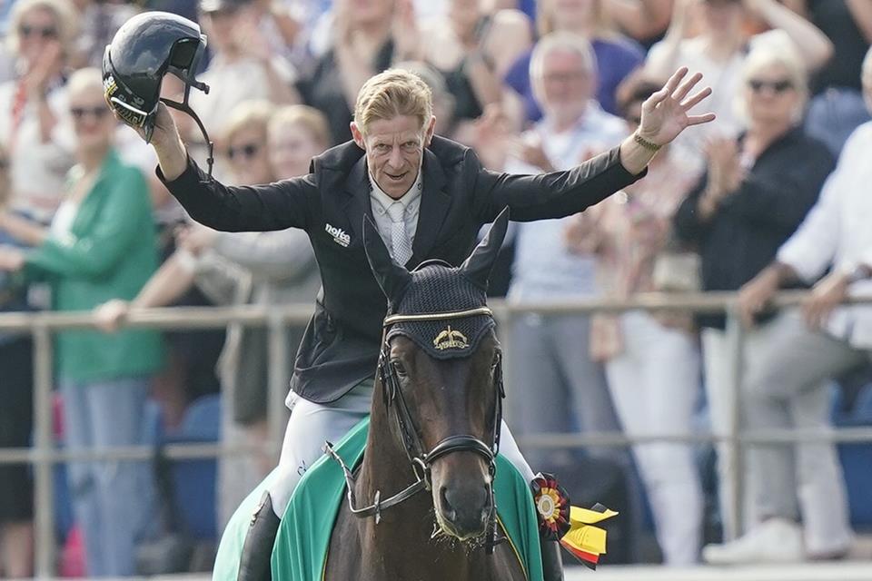 Was für ein Erfolgspaar! Beim CHIO in Aachen gewann der Borkener Marcus Ehning mit Stargold den „Großen Preis“.