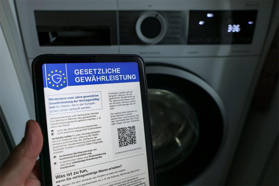 Was können Verbraucher bei Problemen tun? Auch darüber klärt das Label auf. (Symbolbild)Jan Woitas/dpa