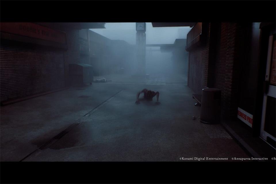 Was schleppt sich da entlang? - Grusel und Horror kommen in „Silent Hill: Townfall“ selbstredend nicht zu kurz.Konami/Annapurna/Screen Burn/dpa-tmn
