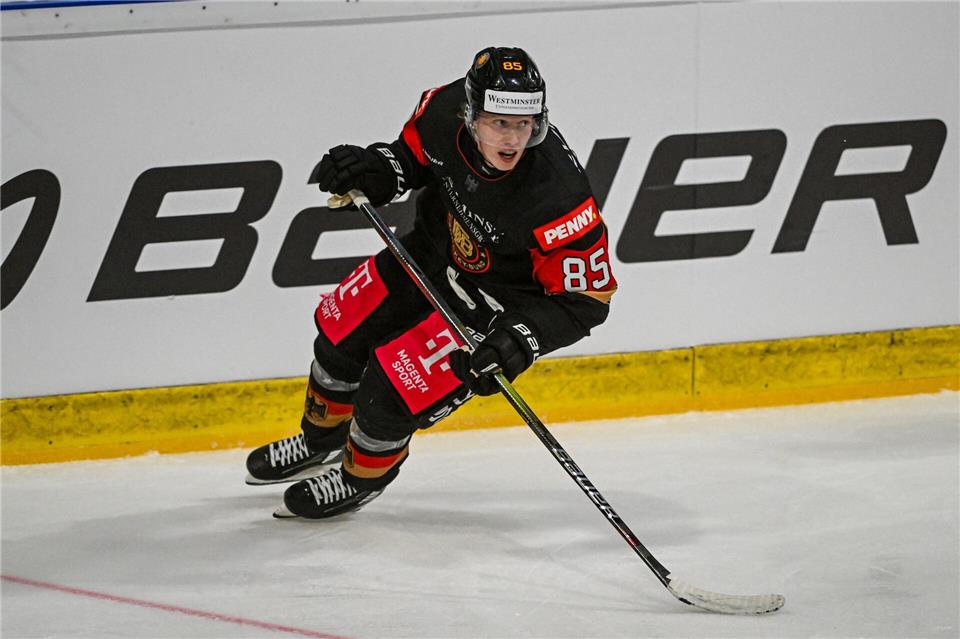 Wechselt nach München: Eishockey-Nationalspieler Elis Hede.Armin Weigel/dpa