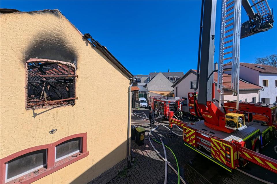 Wegen der Vielzahl an Einsatzfahrzeugen war die Innenstadt zeitweise nur beschränkt zu erreichen.Andreas Arnold/dpa
