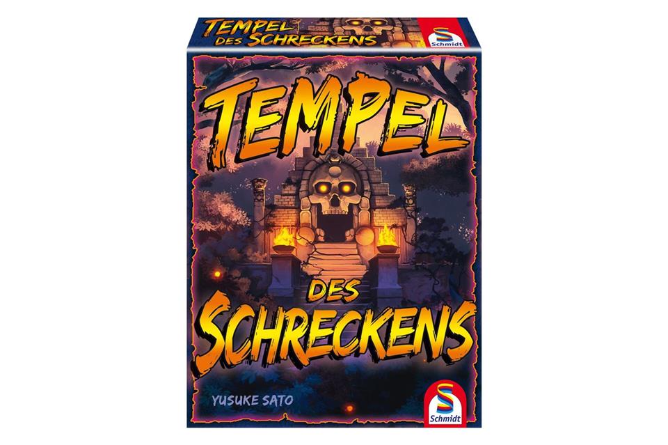 Wegen seiner kleinen Größe im Hosentaschenformat eignet sich „Tempel des Schreckens“ bestens für unterwegs.Schmidt Spiele/dpa-tmn