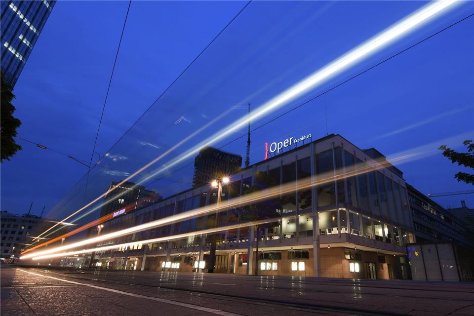 Weihnachtsbäume in der Oper? Nur aus Plastik. (Archivbild)Arne Dedert/dpa