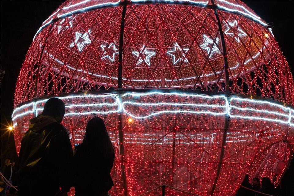 Weihnachtsstimmung in Palma. Clara Margais/dpa