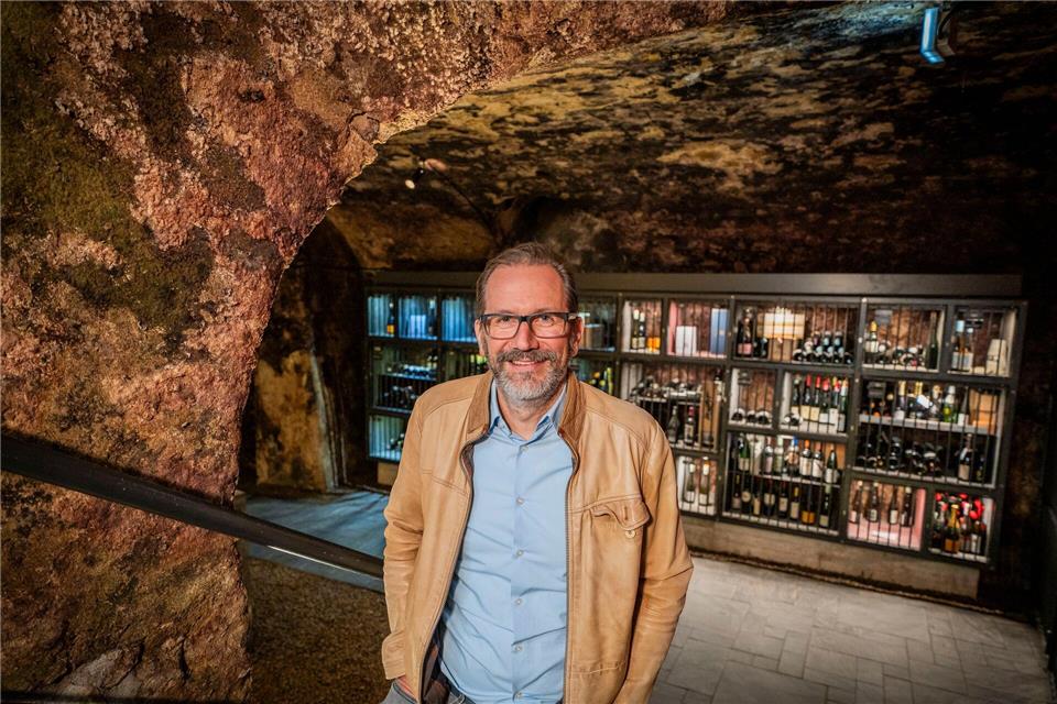 Wein-Unternehmer Christian Ress aus dem Rheingau hatte die Idee zur Winebank.Andreas Arnold/dpa