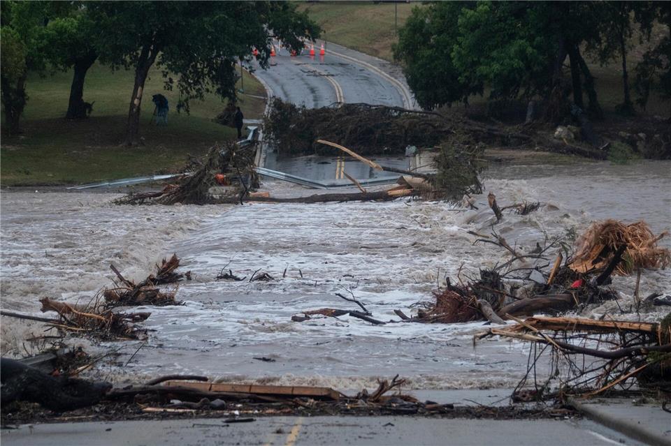Weiter heftiger Regen in Texas erwartet.Joel Angel Juarez/FR172380 AP/AP/dpa