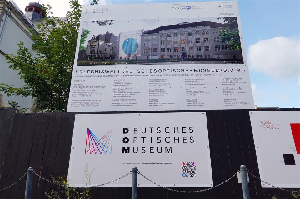 Weiterer Bauabschnitt für Deutsches Optisches Museum hat begonnen (Illustration). Martin Schutt/dpa