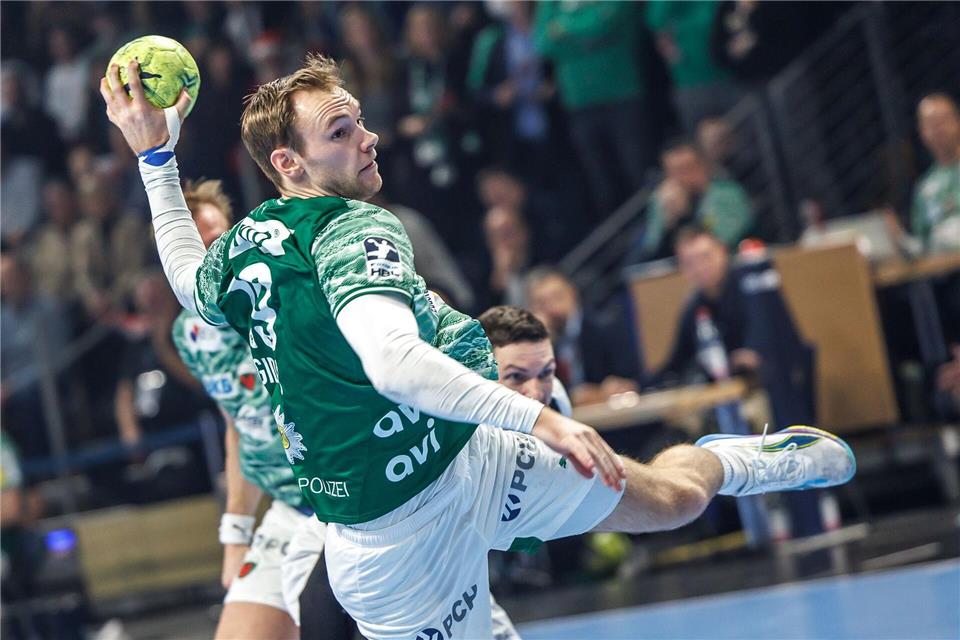 Welthandballer Mathias Gidsel war einmal mehr bester Berliner Werfer (Archivbild)Andreas Gora/dpa