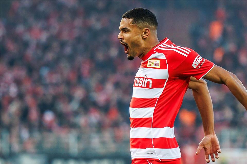 Wenn die Stimmung in der Försterei explodiert: Erst recht bei Toren wie von Danilho Doekhi gegen die Bayern. Andreas Gora/dpa