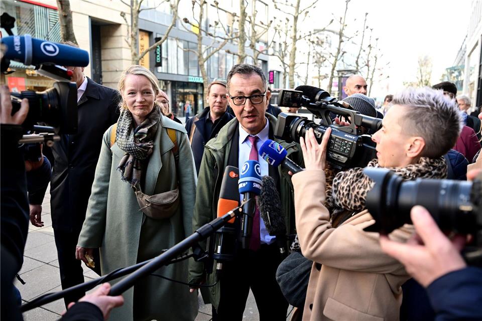 Wenn es nach den Grünen geht, kann es schnell gehen mit der Regierungsbildung.Bernd Weißbrod/dpa