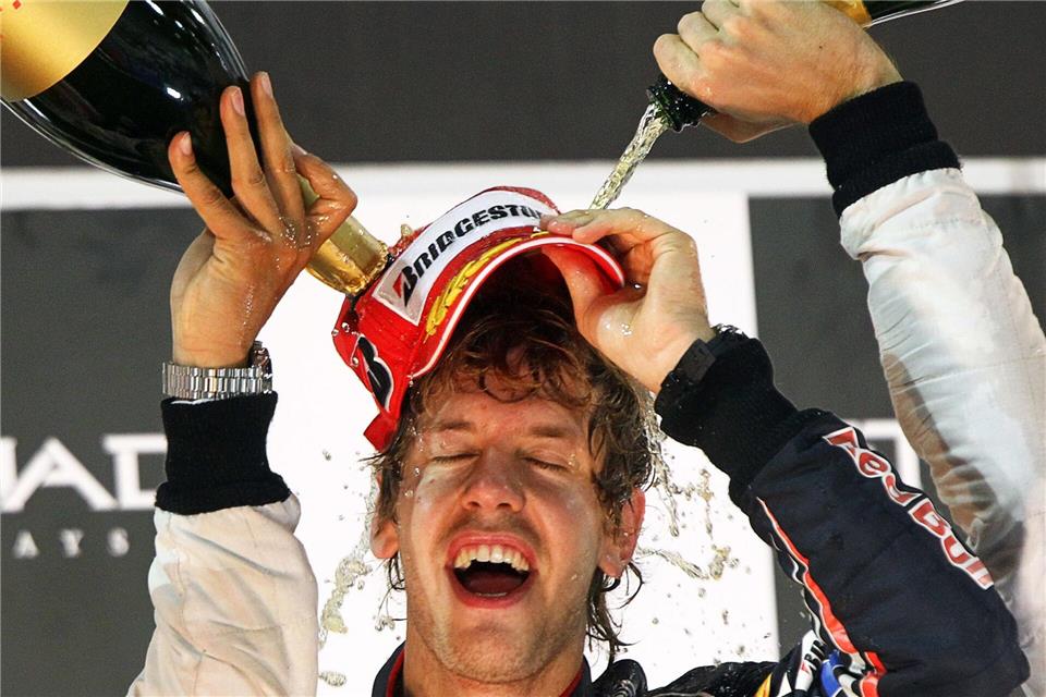 Wer macht am Sonntag in Abu Dhabi den Vettel? (Archivbild)Jens Büttner/dpa