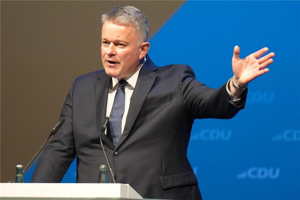 Wer meine, sich mit der AfD zusammentun zu müssen, „hat in unseren Reihen keinen Platz“, sagt Gordon Schnieder, CDU-Spitzenkandidat für die Landtagswahl in Rheinland-Pfalz. (Archivfoto) Thomas Frey/dpa