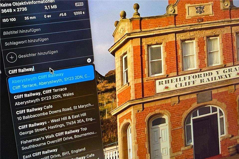 Foto-App am Mac: Vier Tipps für gut sortierte Bilder Wer seine Bilder nach Aufnahmeorten sortieren will, kann das in der Fotos-App auch nachträglich tun.Till Simon Nagel/dpa-tmn