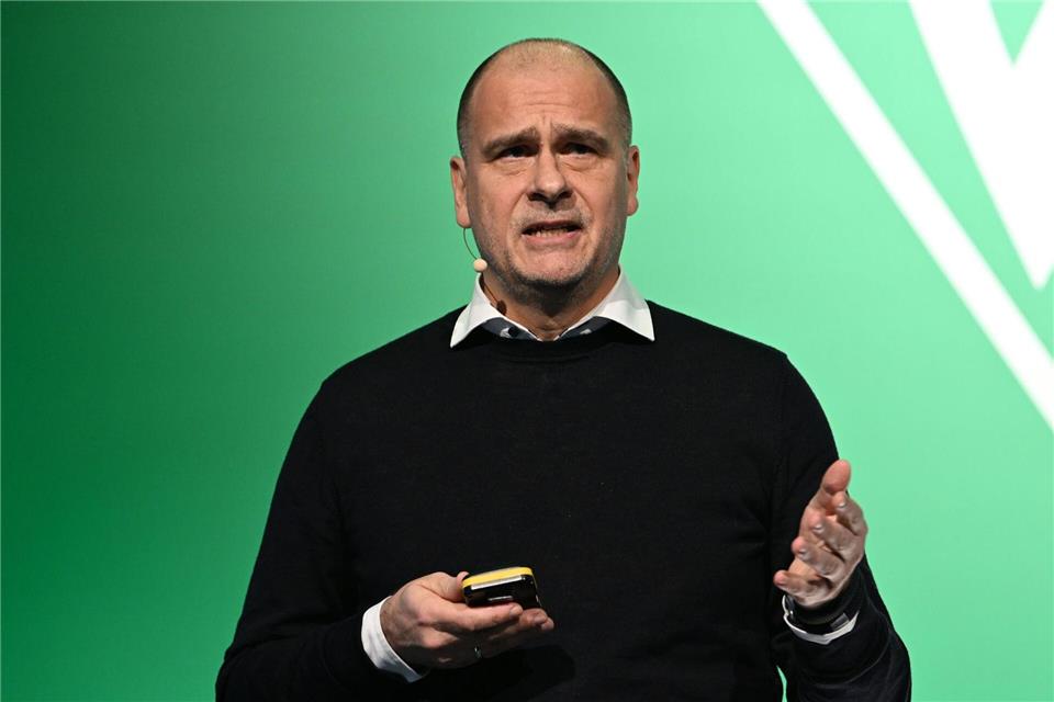 Werder-Geschäftsführer Klaus Filbry. (Archiv)Carmen Jaspersen/dpa