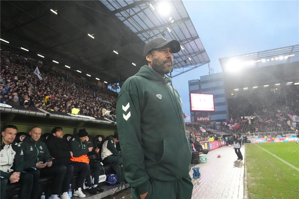 Werder-Trainer Daniel Thioune.Marcus Brandt/dpa