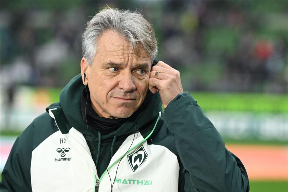 Werder-Trainer Horst Steffen. (Archiv)Carmen Jaspersen/dpa