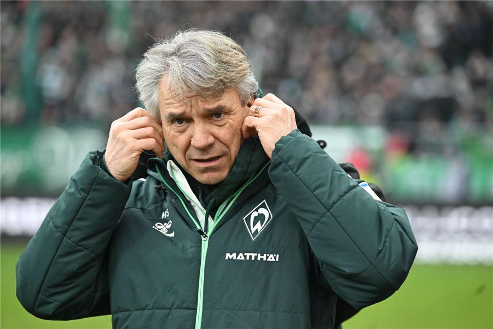 Werder-Trainer Horst SteffenCarmen Jaspersen/dpa