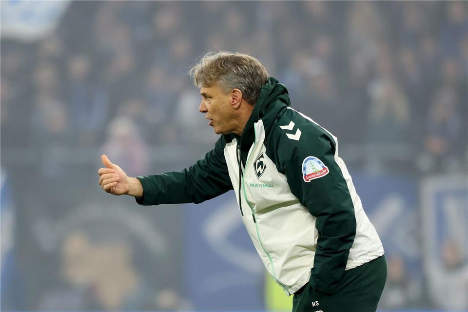 Werder-Trainer Horst Steffen.Christian Charisius/dpa