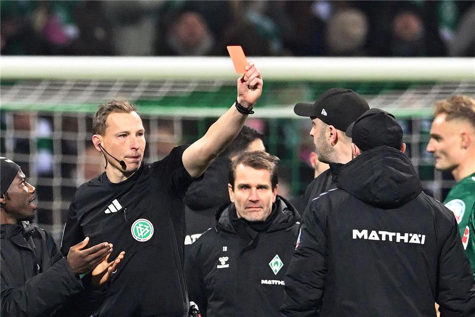 Werder-Trainer Ole Werner ist für eine Partie gesperrt worden.Carmen Jaspersen/dpa