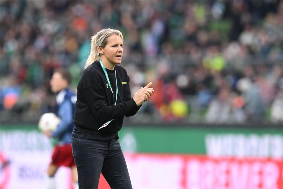 Werder-Trainerin  Friederike Kromp.Carmen Jaspersen/dpa