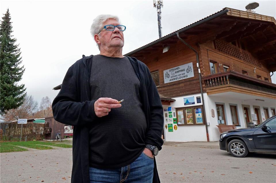 Werner Lorant lebte zuletzt auf einem Campingplatz.Uwe Lein/dpa