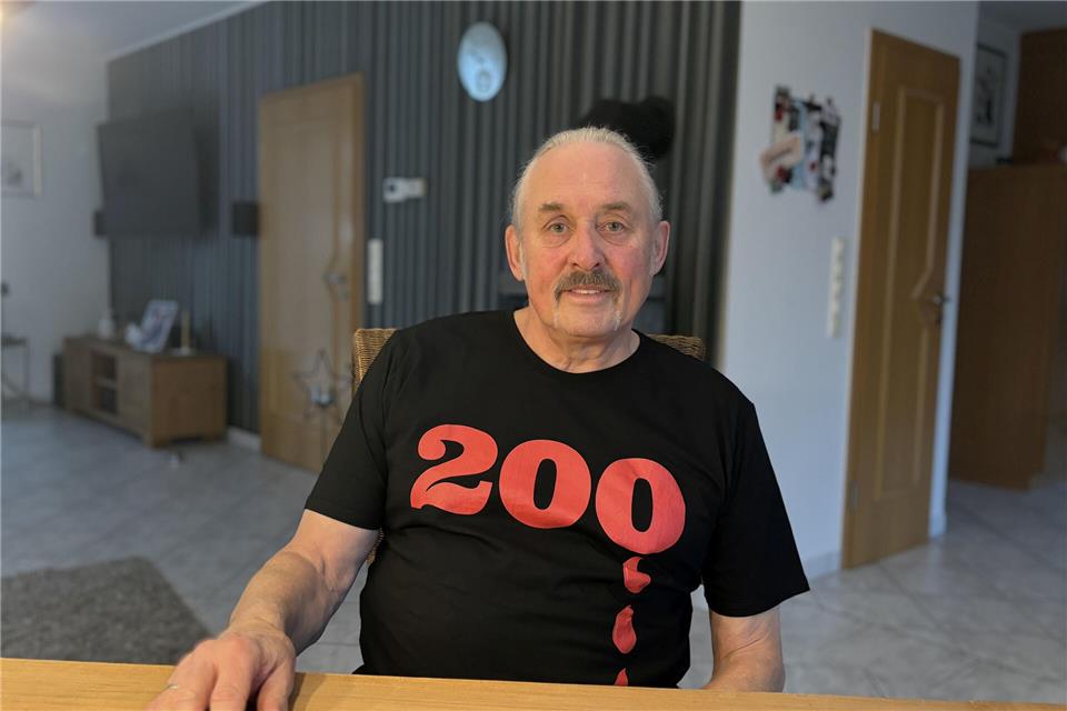 Werner Schneider möchte mit seinen Blutspenden Leben retten.
