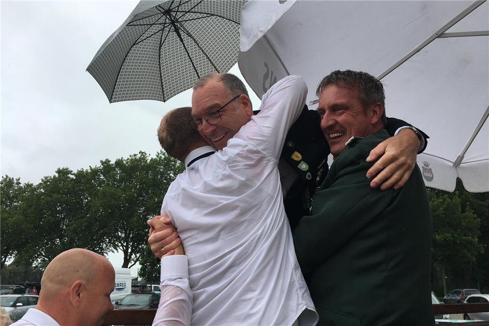 Werner Vorholt hat sich im vergangenen Jahr die Königswürde bei den Raesfelder Schützen gesichert.